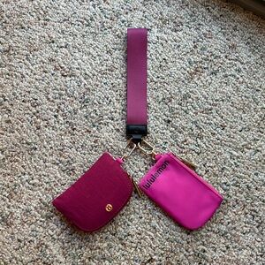 Lululemon Athletica Dual Pouch Wristlet